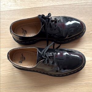 Dr. Martens Black Patent Leather Shoes 1461